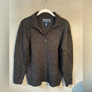 Karen Scott Charcoal Knit Sweater